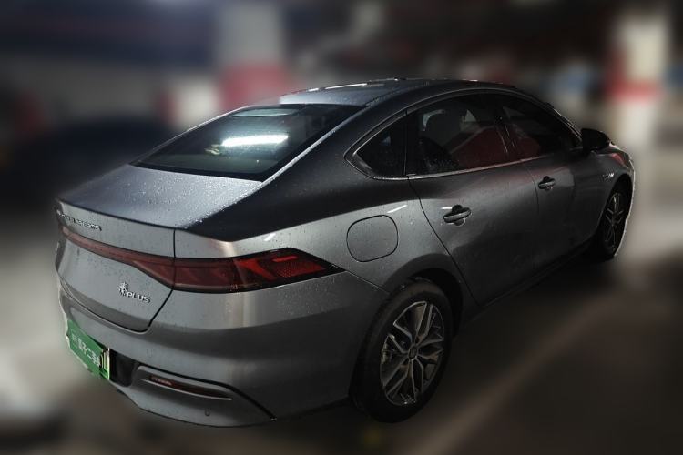 Used BYD Qin PLUS 2021 EV 500KM Premium Model Rear Right 45 Deg