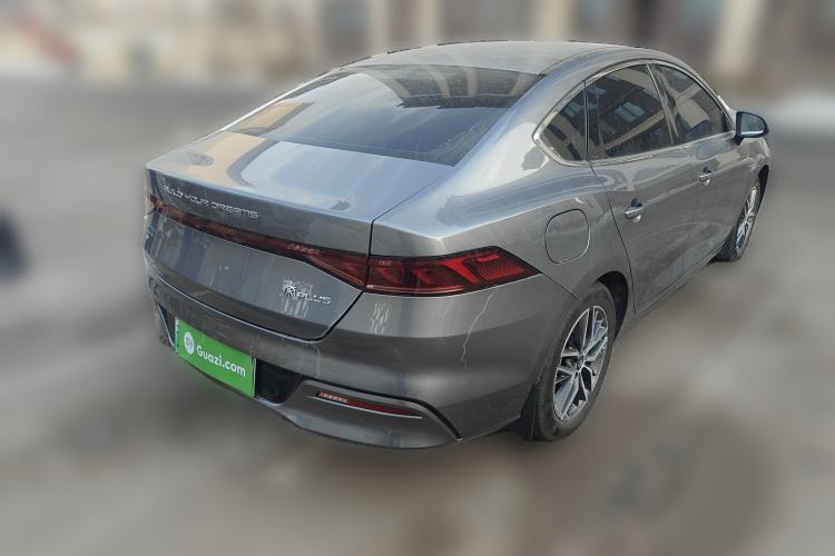 Used BYD Qin PLUS 2021 EV 500KM Luxury Model Rear Right 45 Deg