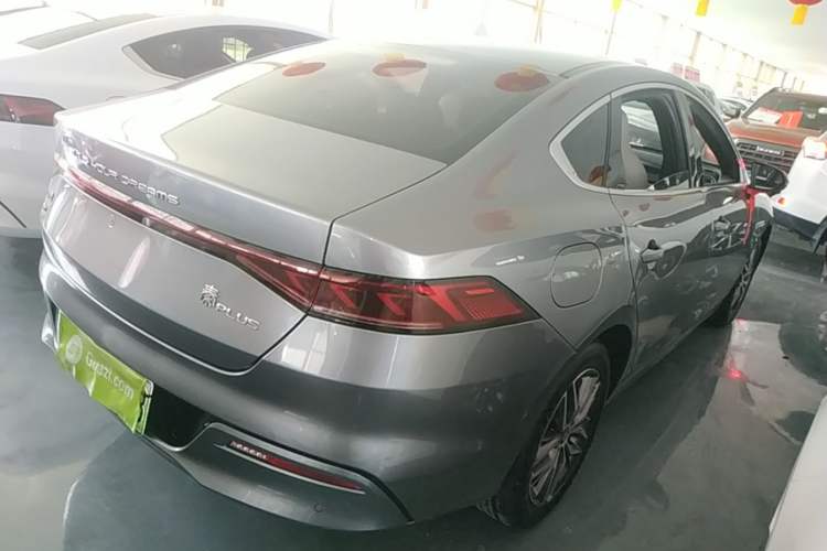 Used BYD Qin PLUS 2021 DM-i 55KM Flagship Model Rear Right 45 Deg