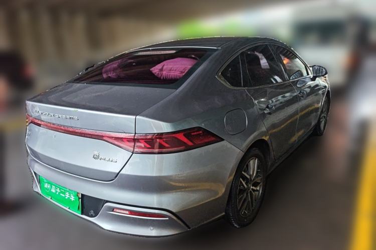 Used BYD Qin PLUS 2021 EV 500KM Luxury Model Rear Right 45 Deg