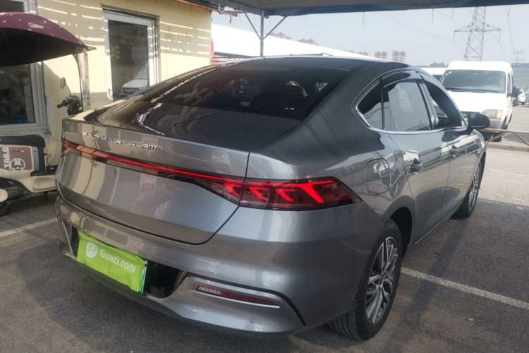 Used BYD Qin PLUS 2021 DM-i 120KM Flagship Model Rear Right 45 Deg