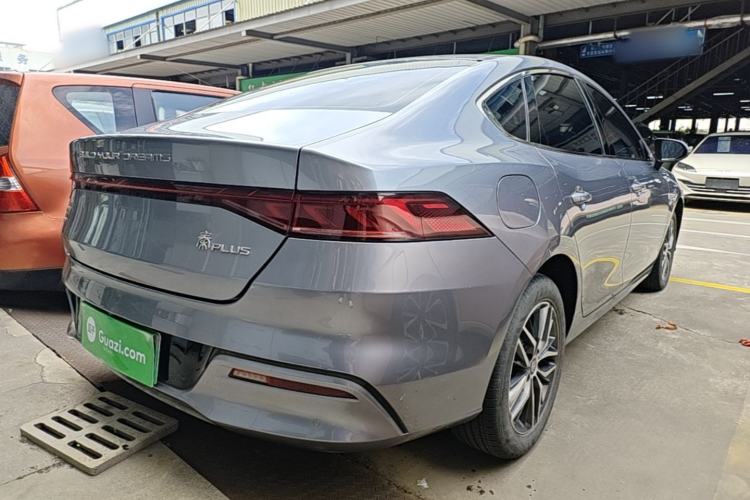 Used BYD Qin PLUS 2021 DM-i 120KM Flagship Model Rear Right 45 Deg