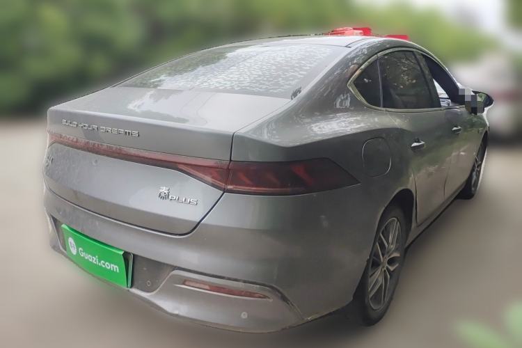 Used BYD Qin PLUS 2021 EV 500KM Luxury Model Rear Right 45 Deg