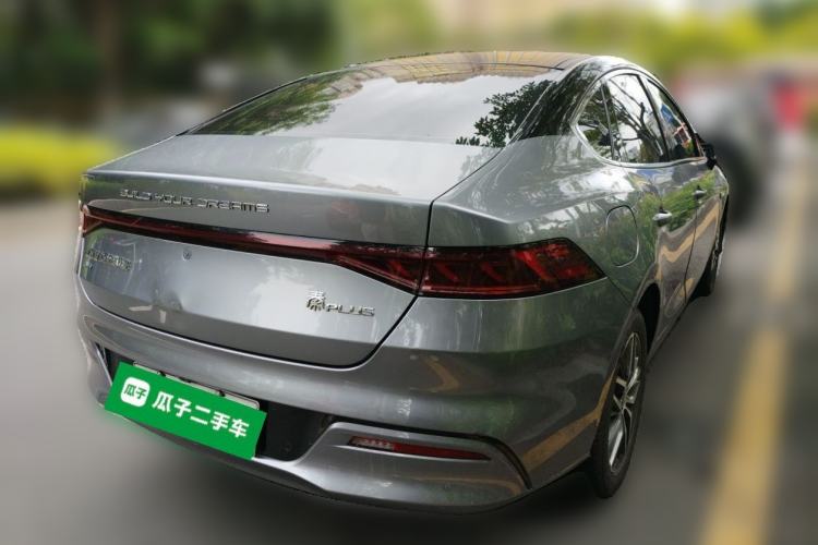 Used BYD Qin PLUS 2021 DM-i 120KM Flagship Model Rear Right 45 Deg