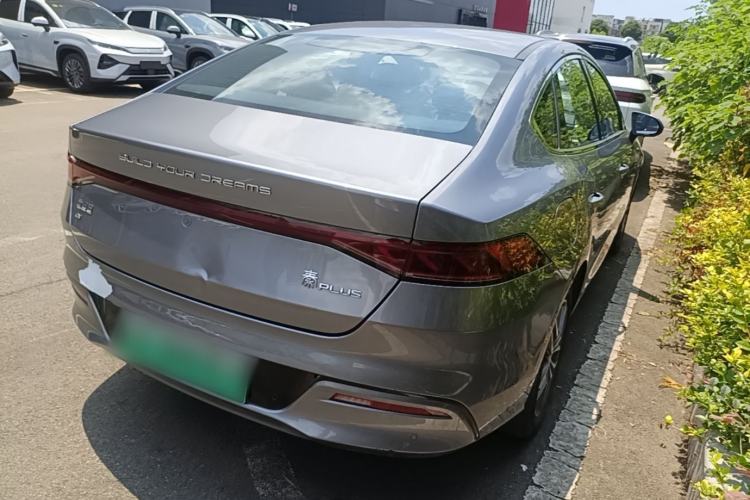 Used BYD Qin PLUS 2021 EV 500KM Luxury Model Rear Right 45 Deg