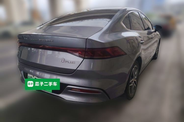 Used BYD Qin PLUS 2021 EV 500KM Luxury Model Rear Right 45 Deg