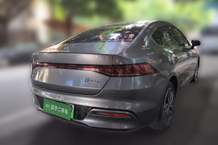 Used BYD Qin PLUS 2021 EV 500KM Luxury Model Rear Right 45 Deg