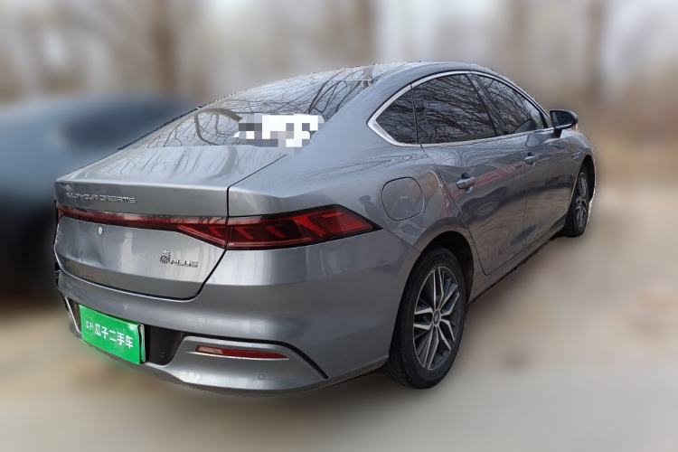 Used BYD Qin PLUS 2021 EV 500KM Premium Model Rear Right 45 Deg