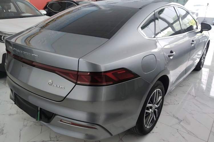 Used BYD Qin PLUS 2021 DM-i 120KM Flagship Model Rear Right 45 Deg