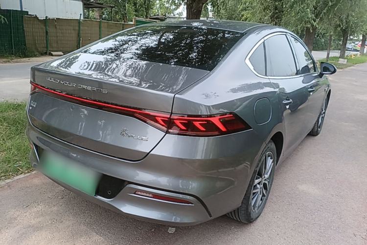 Used BYD Qin PLUS 2021 EV 500KM Luxury Model Rear Right 45 Deg
