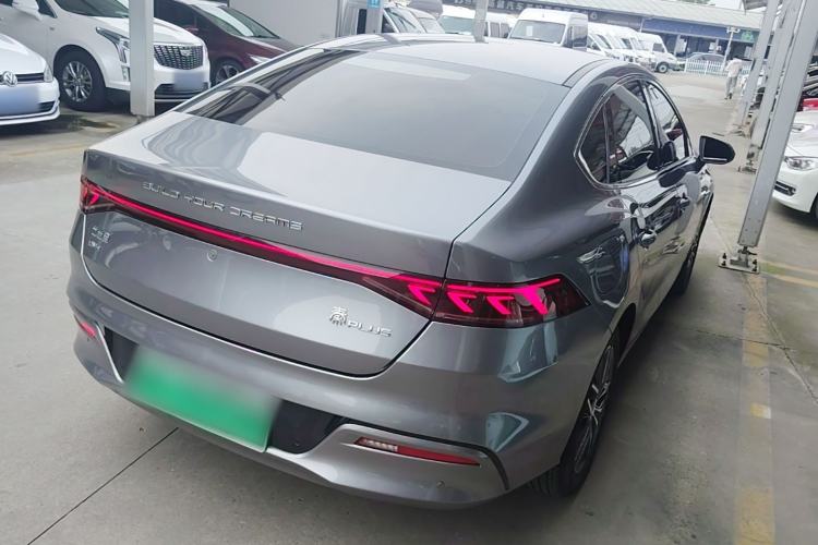 Used BYD Qin PLUS 2021 DM-i 55KM Flagship Model Rear Right 45 Deg