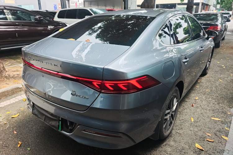 Used BYD Qin PLUS 2021 DM-i 55KM Flagship Model Rear Right 45 Deg