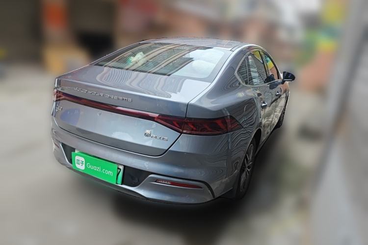 Used BYD Qin PLUS 2021 EV 400KM Luxury Model Rear Right 45 Deg