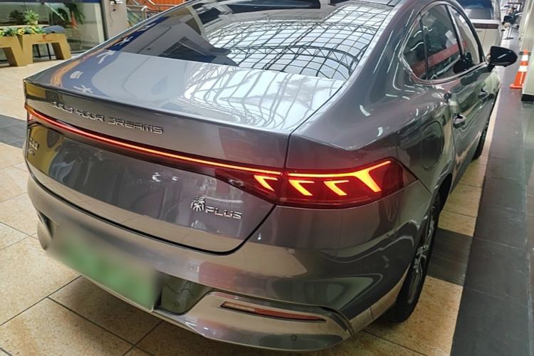 Used BYD Qin PLUS 2021 DM-i 55KM Flagship Model Rear Right 45 Deg