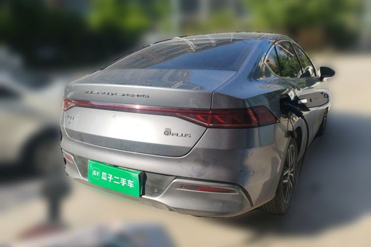 Used BYD Qin PLUS 2021 DM-i 55KM Flagship Model Rear Right 45 Deg