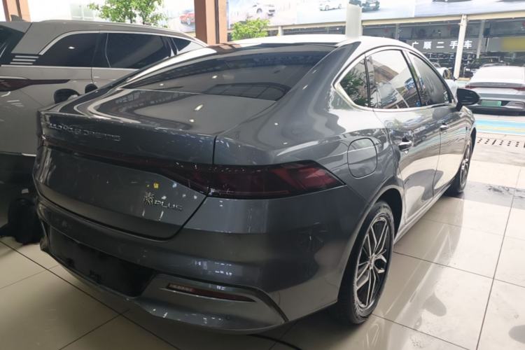 Used BYD Qin PLUS 2021 DM-i 55KM Flagship Model Rear Right 45 Deg