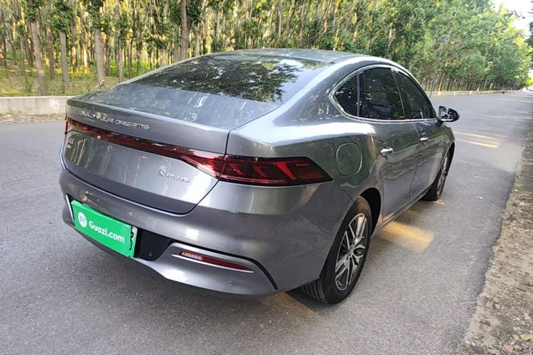 Used BYD Qin PLUS 2021 DM-i 55KM Flagship Model Rear Right 45 Deg
