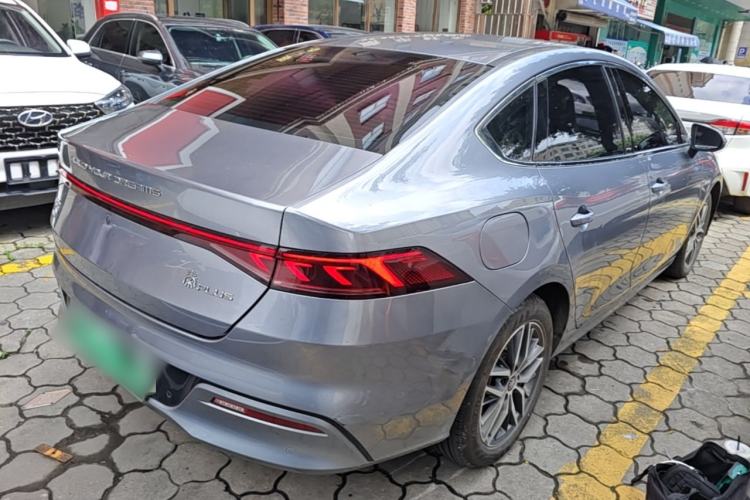 Used BYD Qin PLUS 2021 DM-i 55KM Flagship Model Rear Right 45 Deg