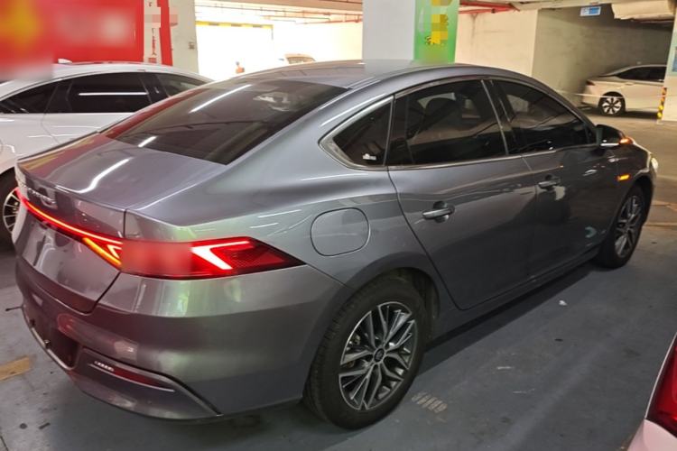 Used BYD Qin PLUS 2021 EV 500KM Luxury Model Rear Right 45 Deg