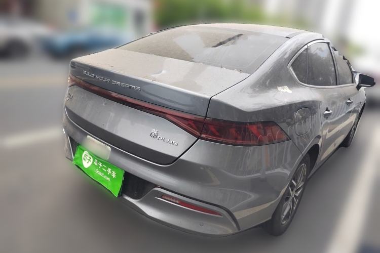 Used BYD Qin PLUS 2021 EV 400KM Luxury Model Rear Right 45 Deg