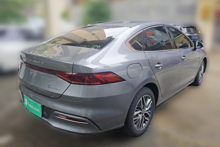 Used BYD Qin PLUS 2021 EV 400KM Luxury Model Rear Right 45 Deg