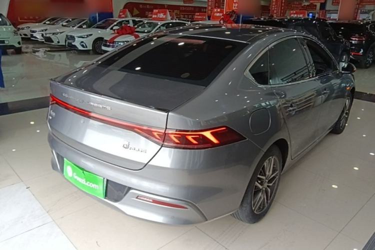 Used BYD Qin PLUS 2021 EV 500KM Luxury Model Rear Right 45 Deg