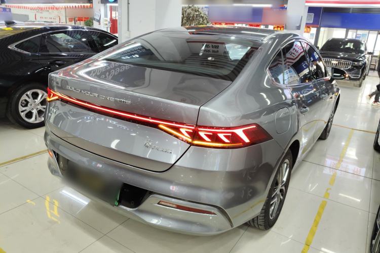 Used BYD Qin PLUS 2021 EV 400KM Luxury Model Rear Right 45 Deg