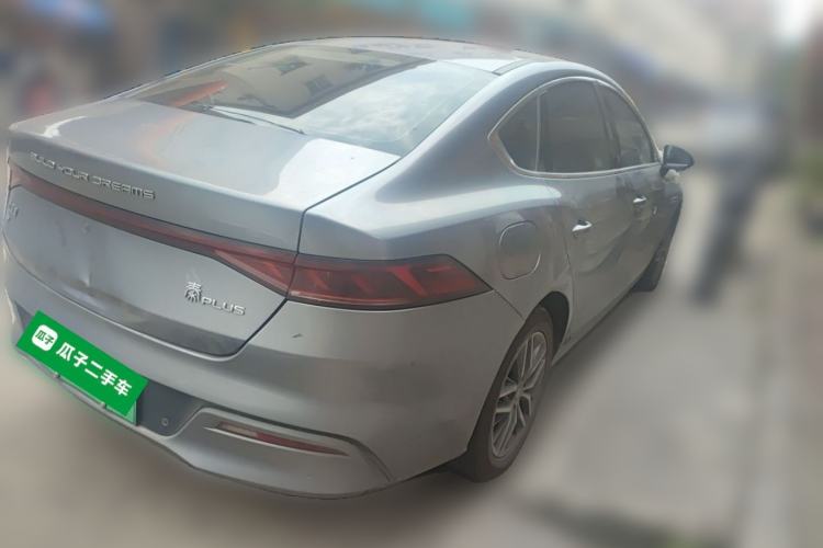 Used BYD Qin PLUS 2021 EV 500KM Luxury Model Rear Right 45 Deg
