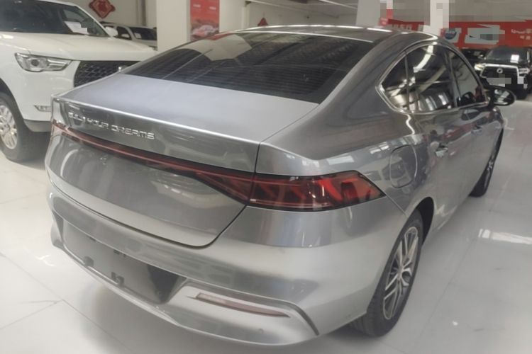 Used BYD Qin PLUS 2021 EV 500KM Luxury Model Rear Right 45 Deg