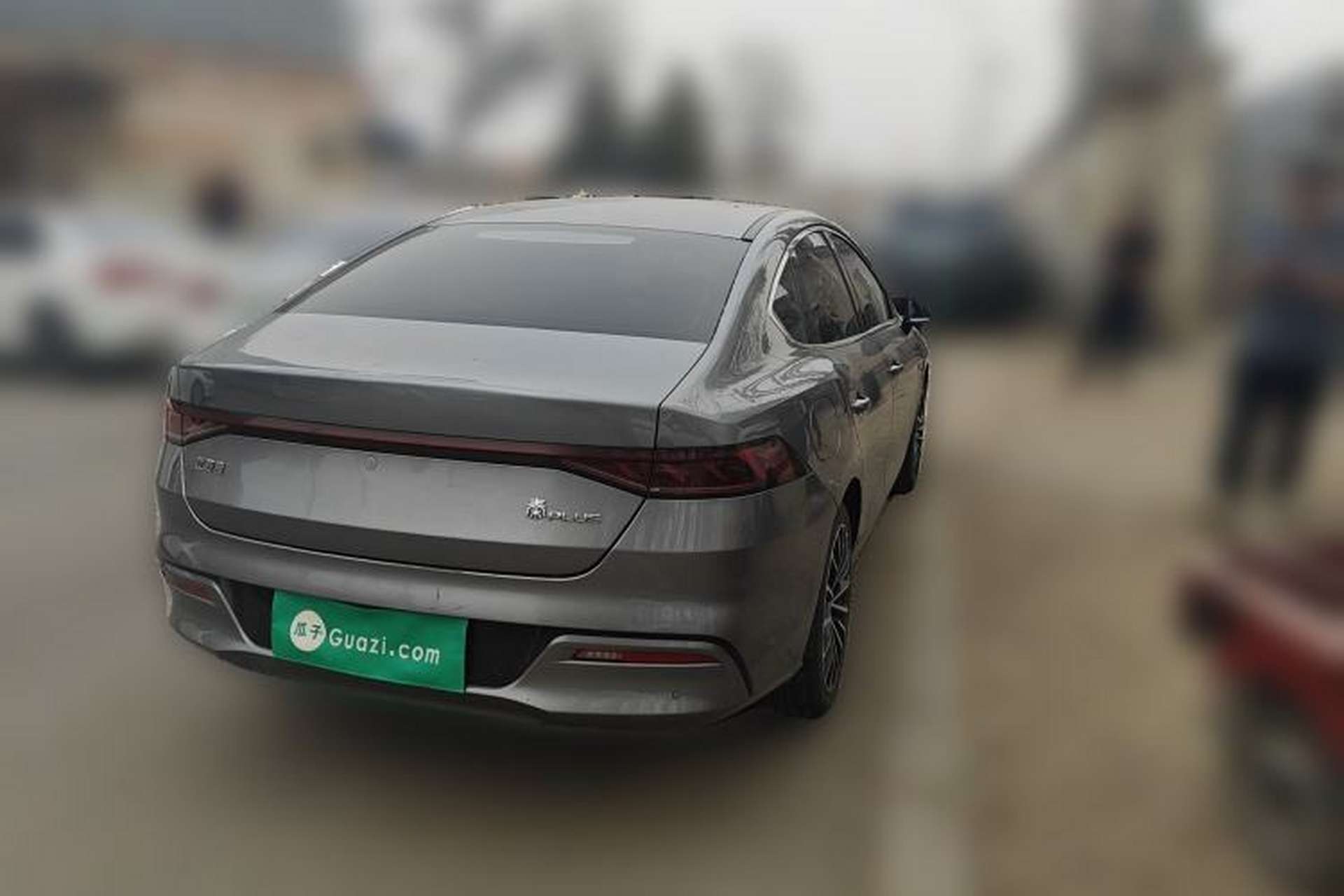 Used BYD Qin PLUS 2021 EV 600KM Flagship Model Rear Right 45 Deg