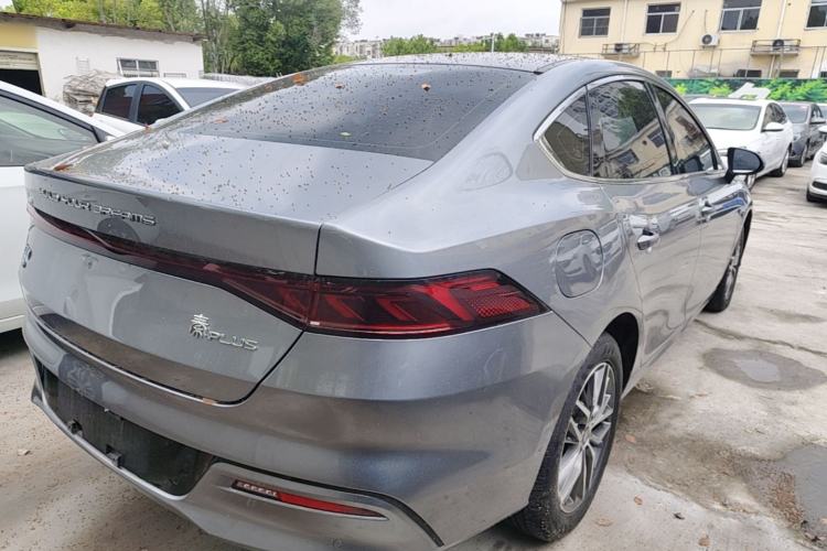 Used BYD Qin PLUS 2021 DM-i 55KM Flagship Model Rear Right 45 Deg