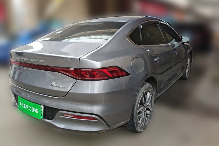 Used BYD Qin PLUS 2021 DM-i 120KM Flagship Model Rear Right 45 Deg