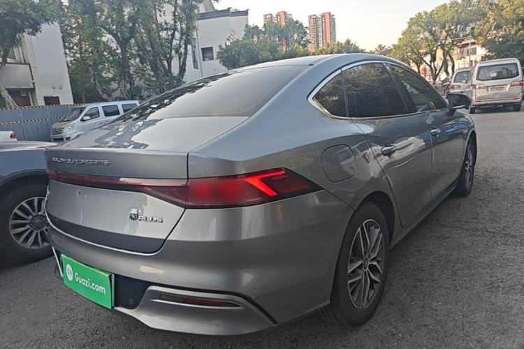 Used BYD Qin PLUS 2021 EV 500KM Premium Model Rear Right 45 Deg