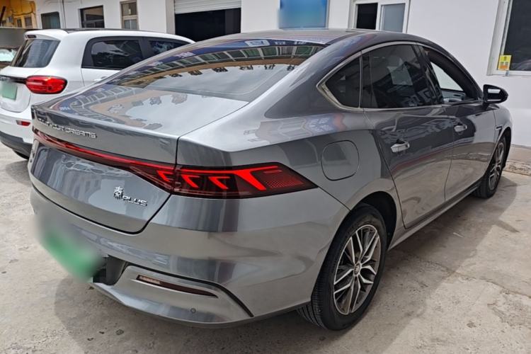 Used BYD Qin PLUS 2021 DM-i 55KM Flagship Model Rear Right 45 Deg