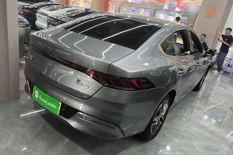 Used BYD Qin PLUS 2021 EV 500KM Luxury Model Rear Right 45 Deg