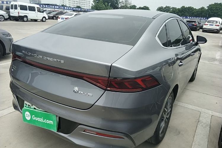 Used BYD Qin PLUS 2021 EV 500KM Premium Model Rear Right 45 Deg