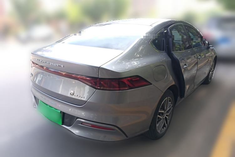 Used BYD Qin PLUS 2021 EV 400KM Luxury Model Rear Right 45 Deg