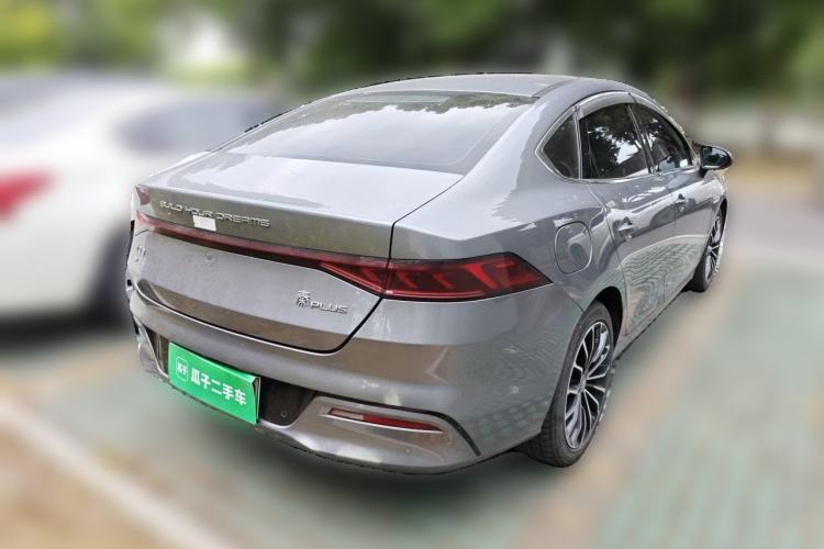Used BYD Qin PLUS 2021 EV 600KM Flagship Model Rear Right 45 Deg