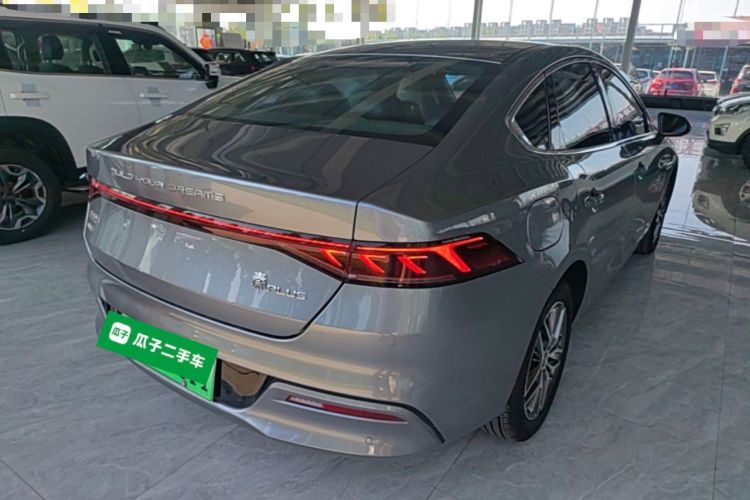 Used BYD Qin PLUS 2021 DM-i 55KM Flagship Model Rear Right 45 Deg