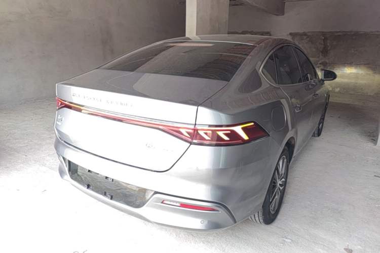 Used BYD Qin PLUS 2021 DM-i 55KM Flagship Model Rear Right 45 Deg