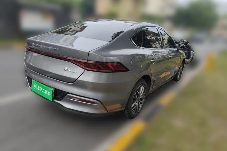 Used BYD Qin PLUS 2021 EV 400KM Luxury Model Rear Right 45 Deg