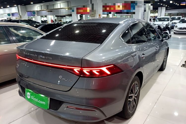 Used BYD Qin PLUS 2021 DM-i 55KM Flagship Model Rear Right 45 Deg