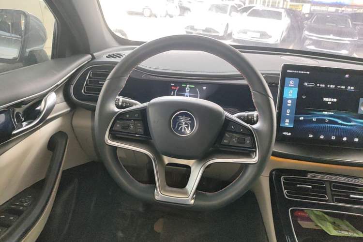 Used BYD Qin PLUS 2021 EV 500KM Premium Model Steering Wheel