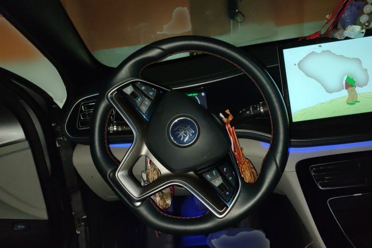 Used BYD Qin PLUS 2021 EV 600KM Flagship Model Steering Wheel