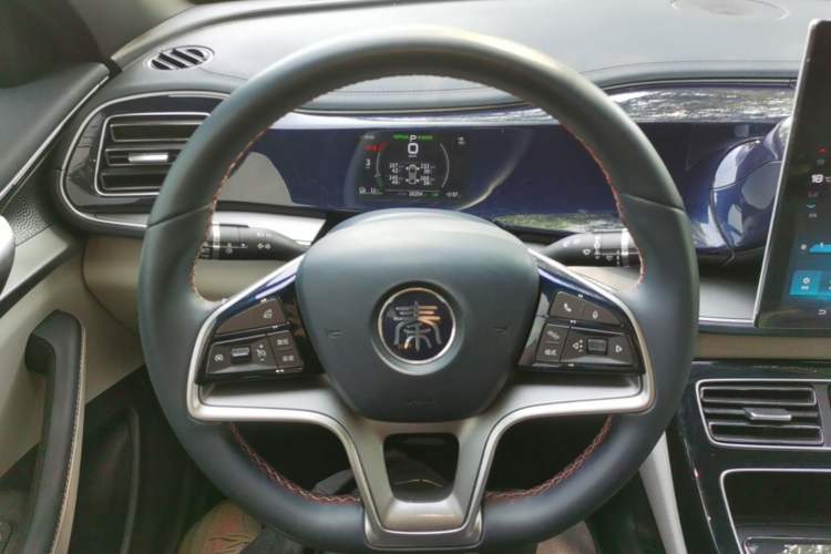 Used BYD Qin PLUS 2021 EV 500KM Luxury Model Steering Wheel