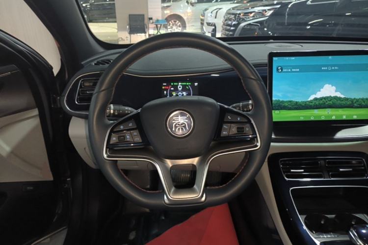 Used BYD Qin PLUS 2021 EV 500KM Luxury Model Steering Wheel
