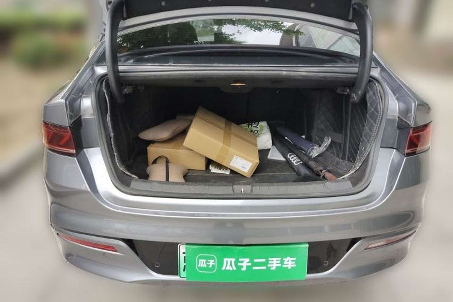 Used BYD Qin PLUS 2021 EV 600KM Flagship Model Trunk