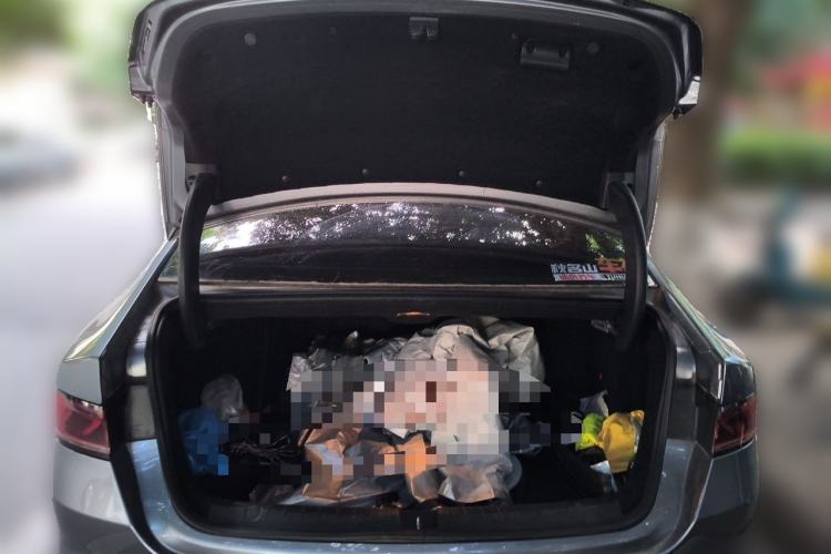 Used BYD Qin PLUS 2021 EV 500KM Luxury Model Trunk