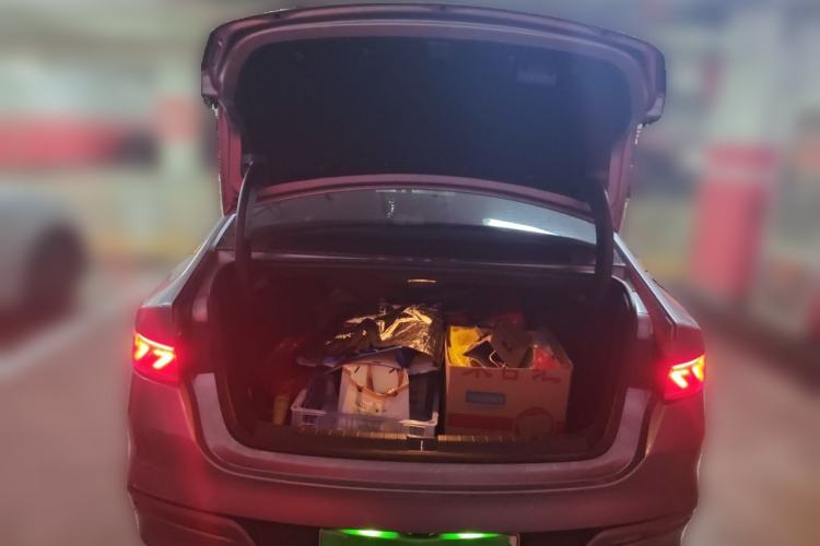 Used BYD Qin PLUS 2021 EV 500KM Luxury Model Trunk