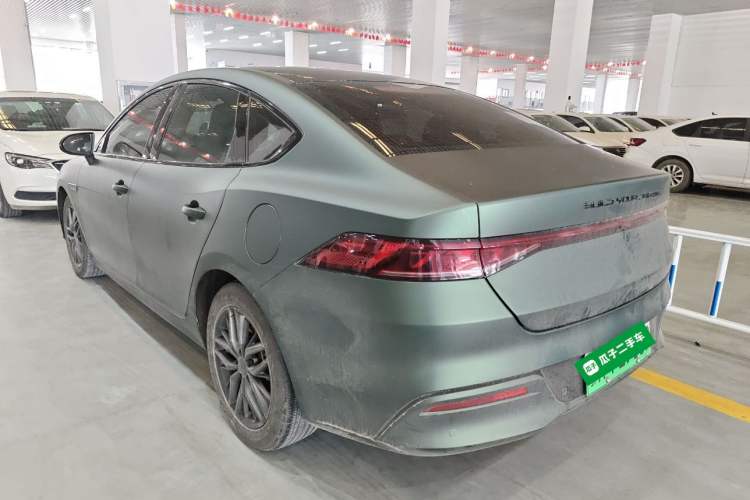 Used BYD Qin PLUS 2021 DM-i 55KM Flagship Model Rear Left 45 Deg